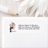 Étiquette T-shirts et cadeaux de mariage Couple I Do (En situation)