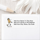 Étiquette T-shirts et cadeaux Hockey Nut (En situation)