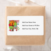 Étiquette T-shirts et cadeaux Owl 4th Birthday (En situation)