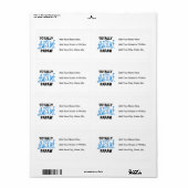 Étiquette T-shirts et cadeaux Papaw absolument géniaux (Feuille entière)