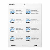 Étiquette T-shirts et cadeaux totalement impressionnants de (Feuille entière)