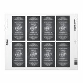 Étiquette Tableau de bord Merci personnalisé privilégier les (Feuille entière)