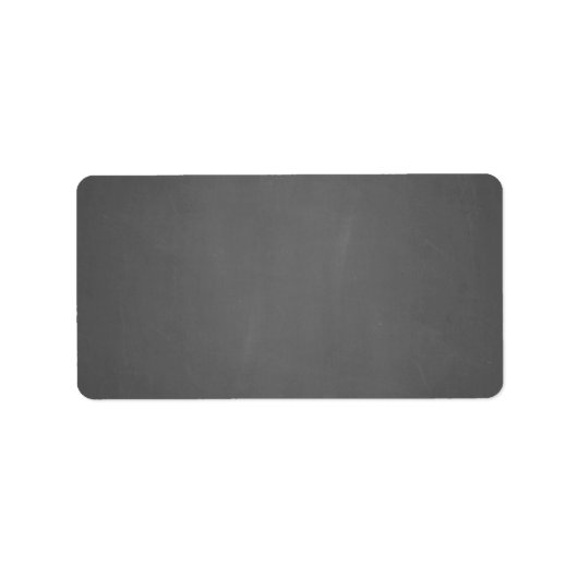 Étiquette Tableau noir personnalisé (Devant)