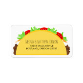 Étiquette Taco (Devant)