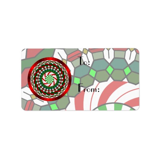 Étiquette Tag cadeau de Noël (Devant)
