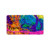 Étiquette Tangles de fils (Devant)