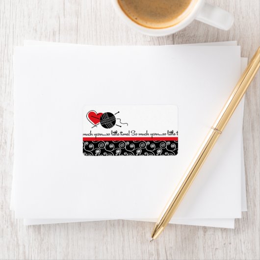 Étiquette Tant de fils (En situation)