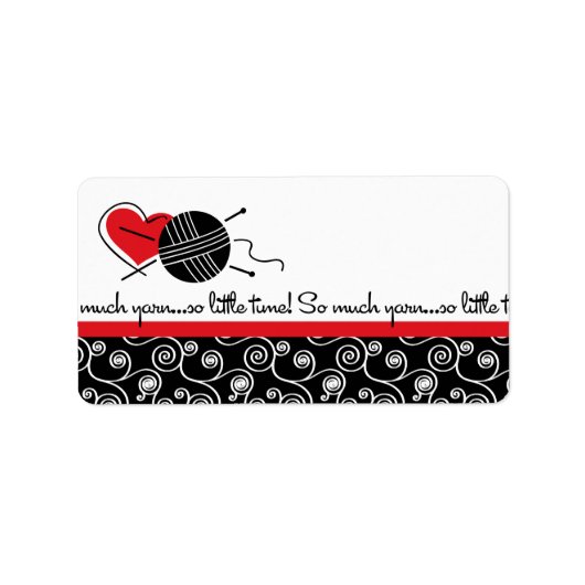 Étiquette Tant de fils (Devant)