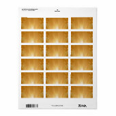 Étiquette Tapis rouge Hollywood Star Bat mitzvah Blank (Feuille entière)