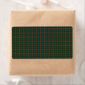 Étiquette tartan du Manitoba (En situation)