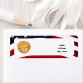 Étiquette Tarte américaine (En situation)