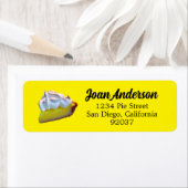 Étiquette Tarte meringue citron (En situation)