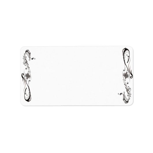 Étiquette Tatouage tribal (Devant)