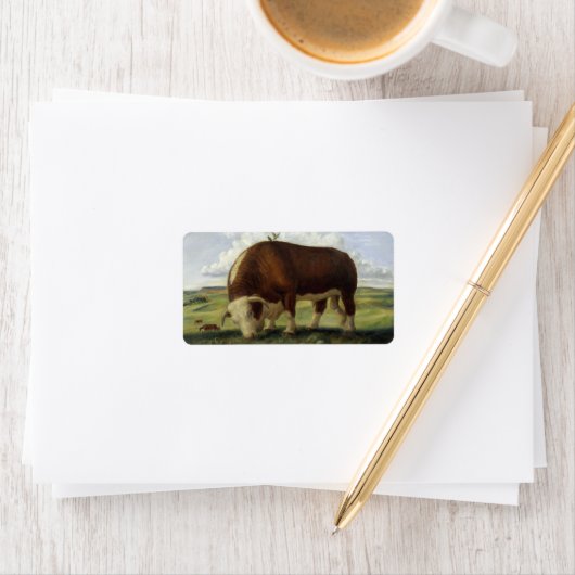 Étiquette Taureau géant (En situation)