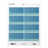 Étiquette Taxi maritime (Feuille entière)