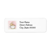 Étiquette Tea Cup (Devant)