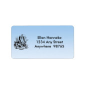 Étiquette Tea Party avec texte (Devant)