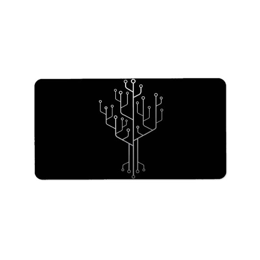 Étiquette Technique du programmeur programmeur de l'arbre de (Devant)