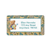 Étiquette Teddy Bear (Devant)