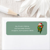 Étiquette Teddys de Noël (En situation)