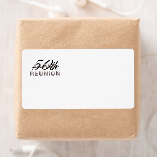Étiquette TEE 50e Réunion de classe (En situation)