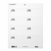 Étiquette TEE 50e Réunion de classe (Feuille entière)