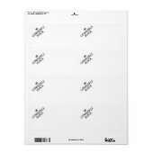 Étiquette TEE Cowgirls Rock (Feuille entière)