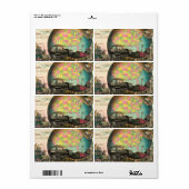 Étiquette TEE Transport (Feuille entière)