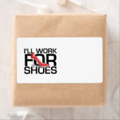 Étiquette TEE Work for Shoes (En situation)