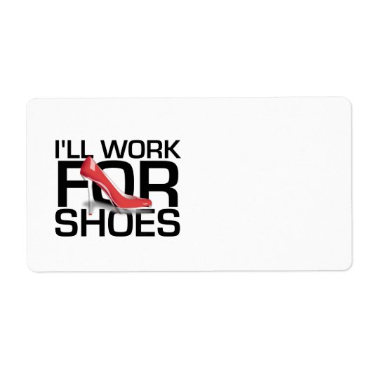 Étiquette TEE Work for Shoes (Devant)