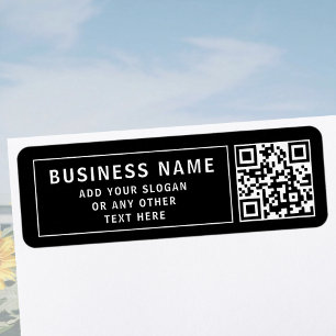 Étiquette Télécharger le code QR ou le logo Adresse de ret