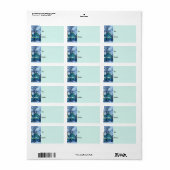 Étiquette Tempête de neige (Feuille entière)