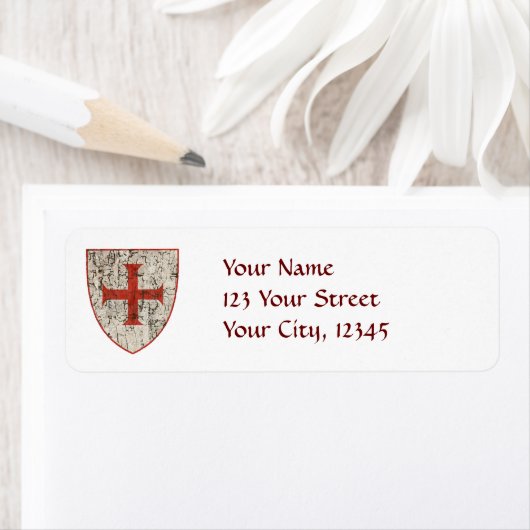 Étiquette Templar Cross (En situation)