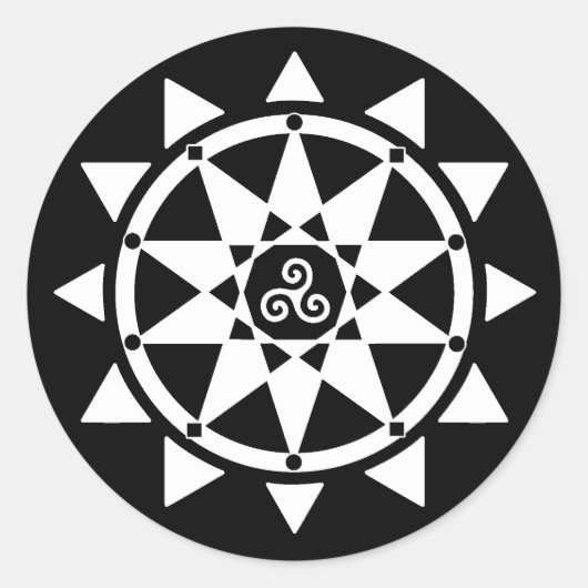 Étiquette Temple de Witchcraft (Devant)