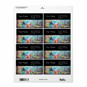 Étiquette TEMPTATION Chevalier foncé et le trésor du diable, (Feuille entière)