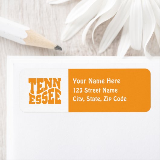 Étiquette Tennessee (En situation)