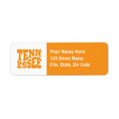 Étiquette Tennessee (Devant)