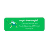 Étiquette Tennis (Devant)