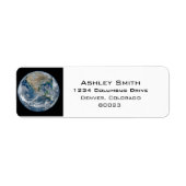 Étiquette Terre notre monde (Devant)