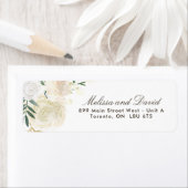 Étiquette Terres boisées romantiques Retourner l'adresse Éti (En situation)