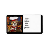 ÉTIQUETTE TERRIER AMÉRICAIN DU STAFFORDSHIRE (Devant)