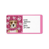 ÉTIQUETTE TERRIER AMÉRICAIN DU STAFFORDSHIRE (Devant)