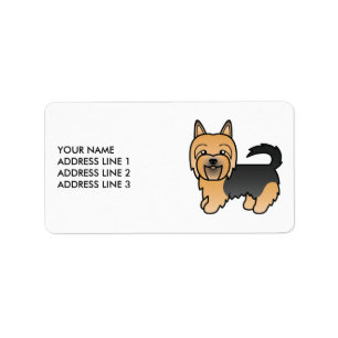 Étiquette Tervueren Australien Bleu et Tan Chien de Dessin A