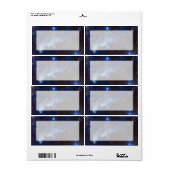 Étiquette Tête de sorcière Nebula NASA Space (Feuille entière)