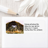 Étiquette Tête de tortue rouge (En situation)