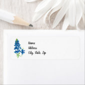 Étiquette Texas Bluebonnet (En situation)