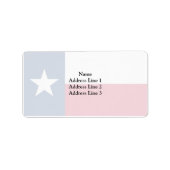 Étiquette Texas, États-Unis (Devant)