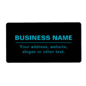 Étiquette Texte personnalisable pour les entreprises, etc. N (Devant)