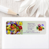 Étiquette Texte personnalisé de l'affichage des sanses (En situation)