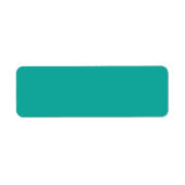Étiquette Texture Arrière - plan Turquoise plat (Devant)